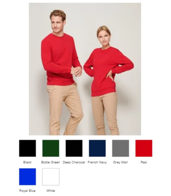 Sol's 03574 Unisex Comet Organic Sweatshirt